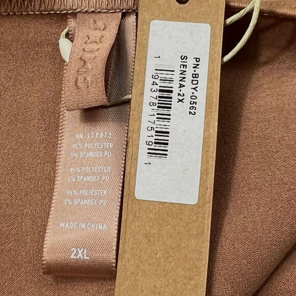 SKIMS Wet Jersey Cutout Bodysuit Sienna Womens 2X - Picture 10 of 12